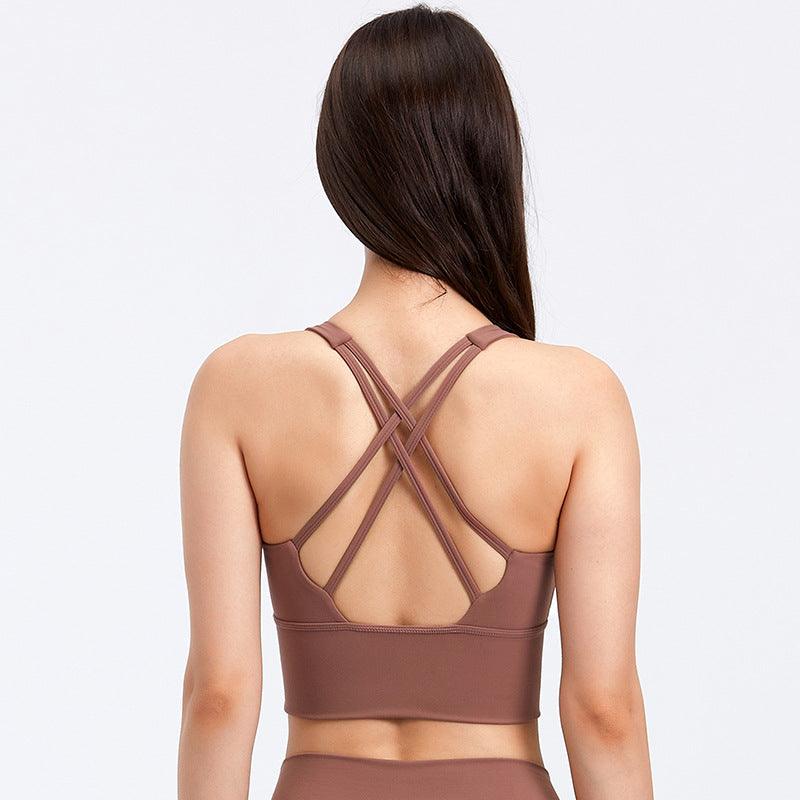 Cross Beautiful Back Sports - Premium 0 from chiquetrends.com - Just $45! Shop now at chiquetrends.com