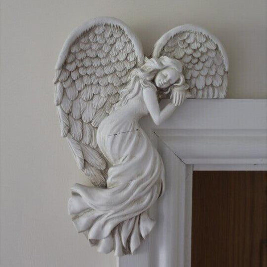 Door Frame Angel Wings Wall - Premium 0 from chiquetrends.com - Just $42! Shop now at chiquetrends.com