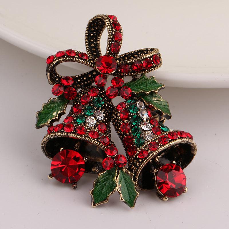 Christmas suit pin brooch - Premium 0 from chiquetrends.com - Just $11! Shop now at chiquetrends.com