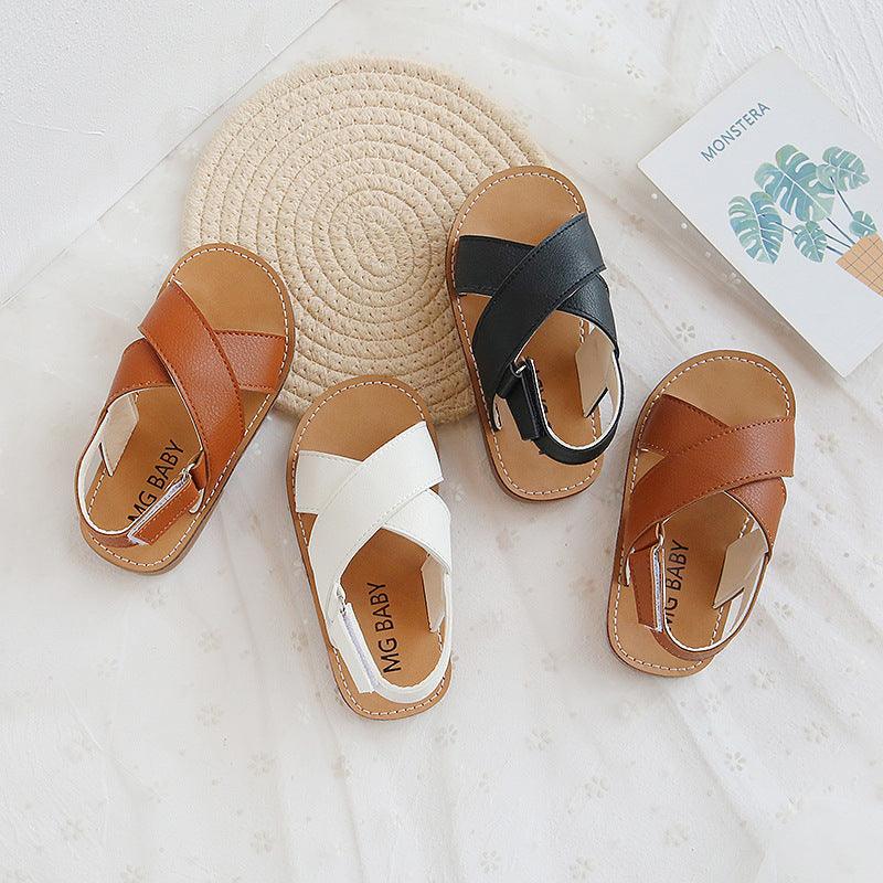 Older kids cross slip sandals - Premium Kids wear from chiquetrends.com - Just $11! Shop now at chiquetrends.com