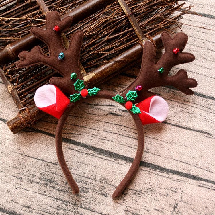 Christmas antler headband - Premium 0 from chiquetrends.com - Just $11! Shop now at chiquetrends.com