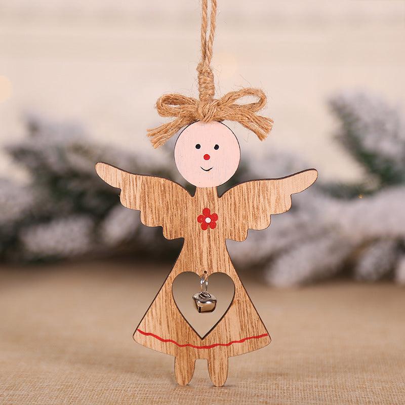 Home Christmas Wooden Angel - Premium 0 from chiquetrends.com - Just $11! Shop now at chiquetrends.com