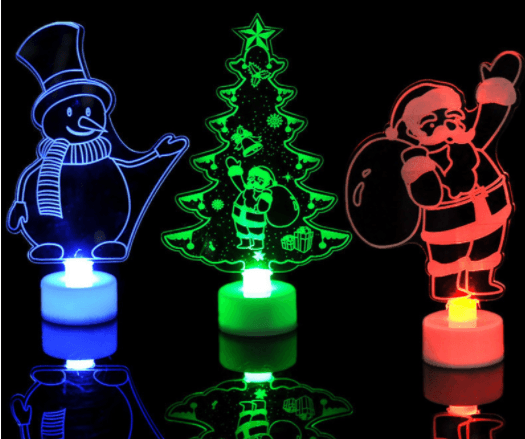 Colorful glowing Christmas - Premium 0 from chiquetrends.com - Just $11! Shop now at chiquetrends.com