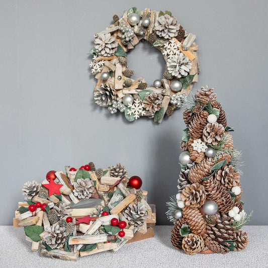 Christmas wreath wreath - Premium 0 from chiquetrends.com - Just $62! Shop now at chiquetrends.com