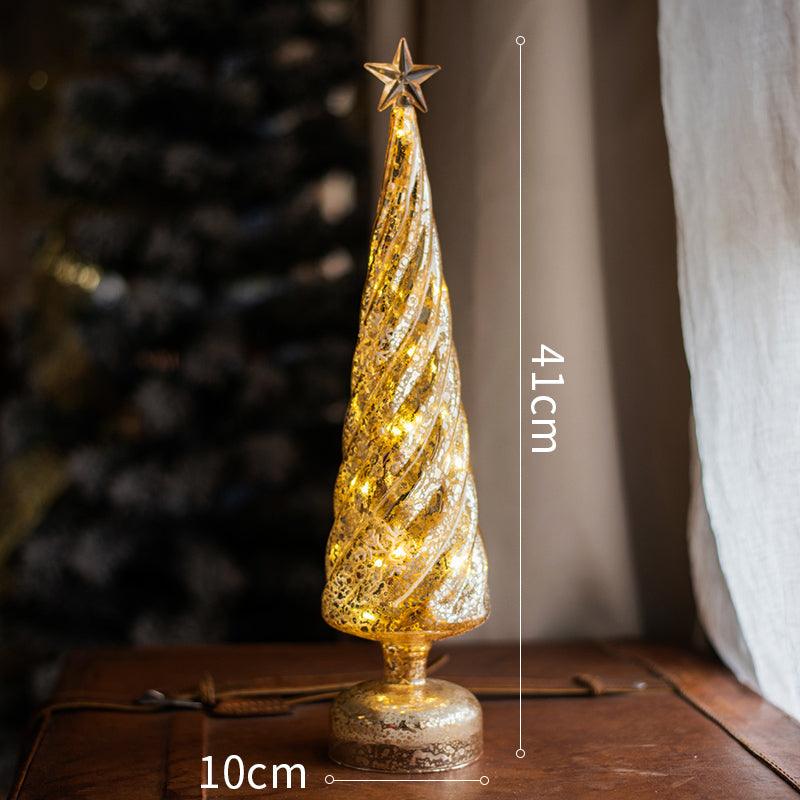 Glass Christmas Tree - Premium 0 from chiquetrends.com - Just $33! Shop now at chiquetrends.com