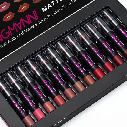 12 lipstick sets for women | - Premium 0 from chiquetrends.com - Just $30! Shop now at chiquetrends.com