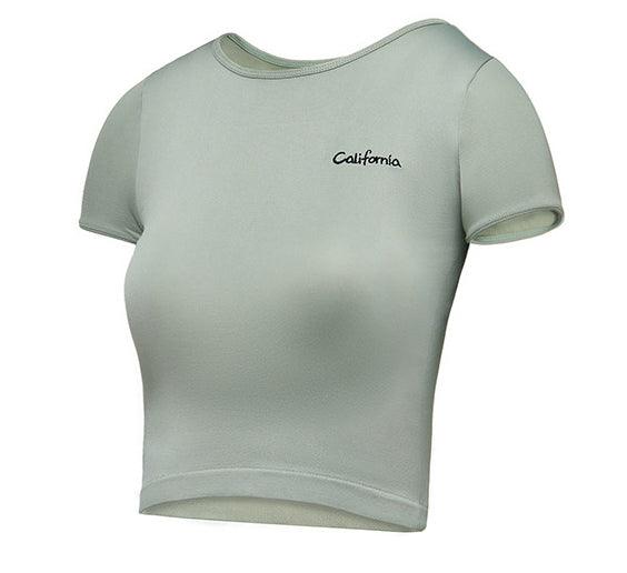 Yoga fitness short sleeve | - Premium 0 from chiquetrends.com - Just $25! Shop now at chiquetrends.com