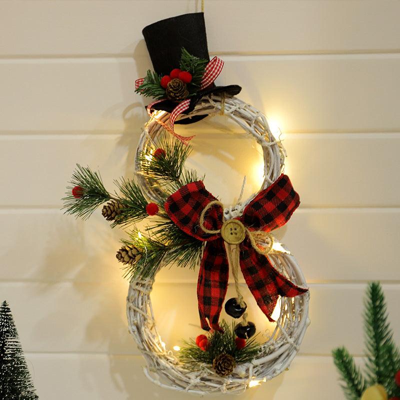 Christmas wreath pendant LED - Premium 0 from chiquetrends.com - Just $18! Shop now at chiquetrends.com