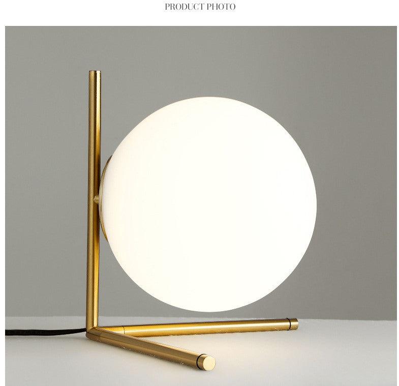 Simple glass ball table lamp | - Premium 0 from chiquetrends.com - Just $128! Shop now at chiquetrends.com