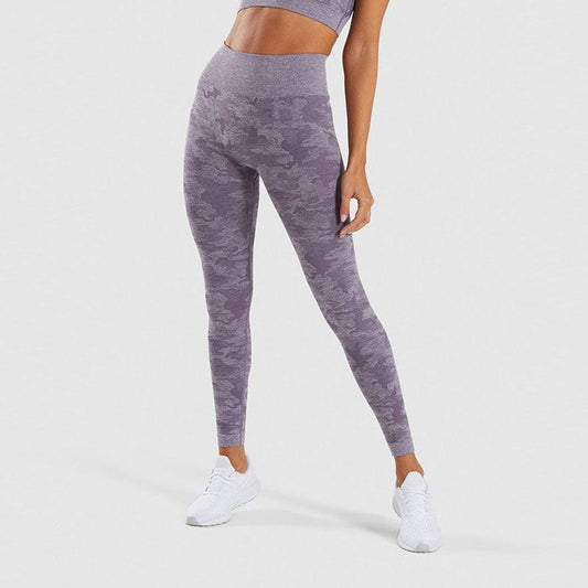 Camouflage yoga pants | Chique - Premium 0 from chiquetrends.com - Just $42! Shop now at chiquetrends.com