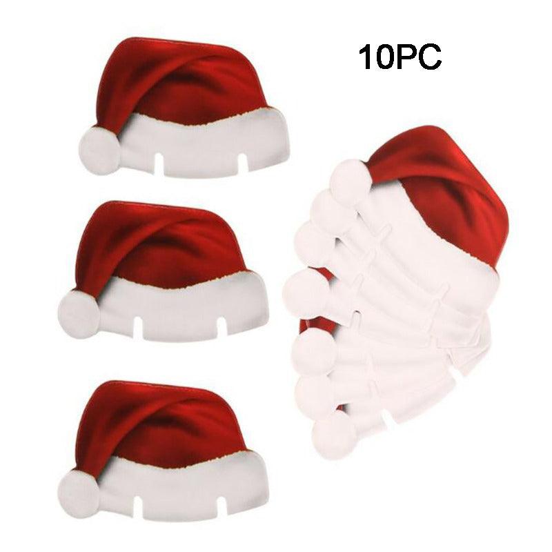 Christmas Hat Wine Glass - Premium 0 from chiquetrends.com - Just $10! Shop now at chiquetrends.com