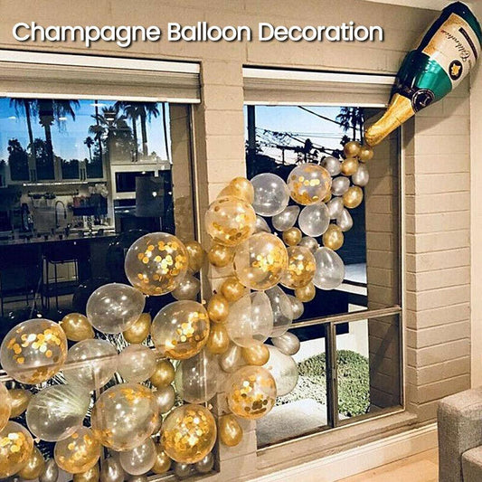 Champagne Balloon Large Size - Premium 0 from chiquetrends.com - Just $18! Shop now at chiquetrends.com