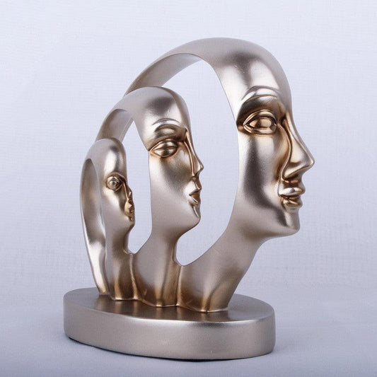 Resin Statue Sculpture Artwork - Premium 0 from chiquetrends.com - Just $64! Shop now at chiquetrends.com