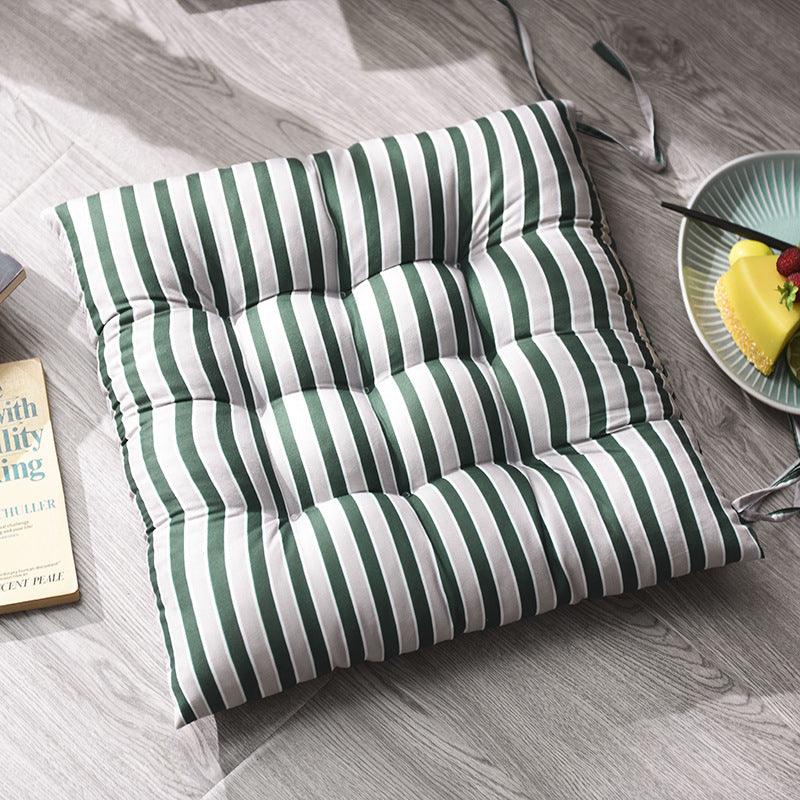 Striped Chair Cushion - Premium 0 from chiquetrends.com - Just $12! Shop now at chiquetrends.com