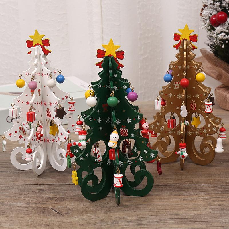 Christmas tree scene - Premium 0 from chiquetrends.com - Just $15! Shop now at chiquetrends.com