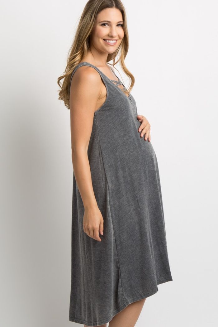 Maternity suspender dress - Premium  from chiquetrends.com - Just $20! Shop now at chiquetrends.com