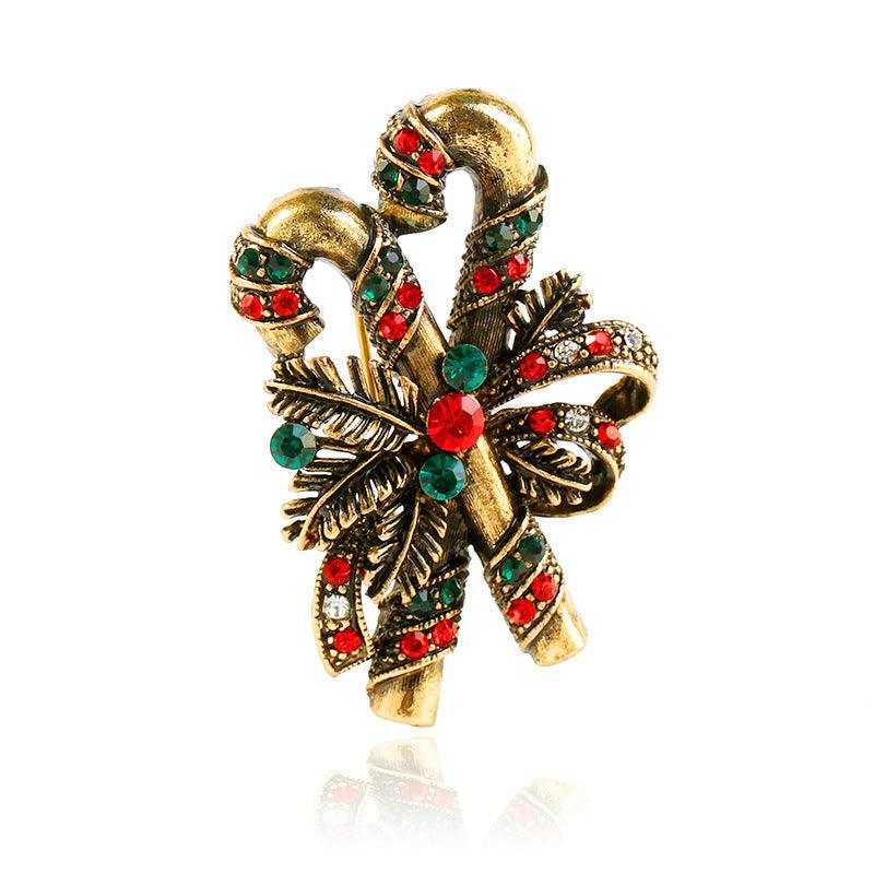 Christmas suit pin brooch - Premium 0 from chiquetrends.com - Just $11! Shop now at chiquetrends.com