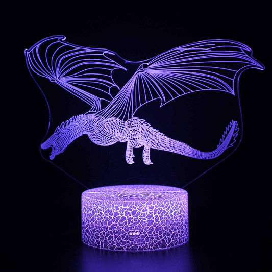 Dinosaur series 3D night light - Premium 0 from chiquetrends.com - Just $21! Shop now at chiquetrends.com