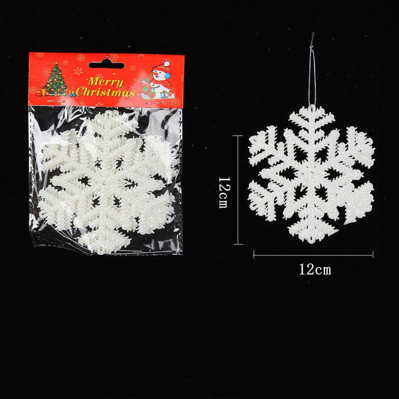 Plastic White Snowflake String - Premium 0 from chiquetrends.com - Just $10! Shop now at chiquetrends.com