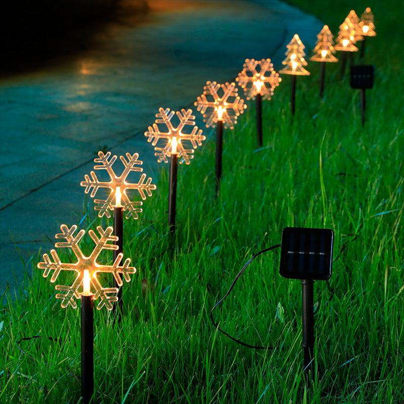 Solar Light Star Snowflake - Premium 0 from chiquetrends.com - Just $23! Shop now at chiquetrends.com