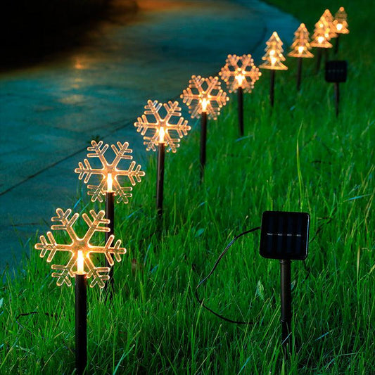 Solar Light Star Snowflake - Premium 0 from chiquetrends.com - Just $23! Shop now at chiquetrends.com