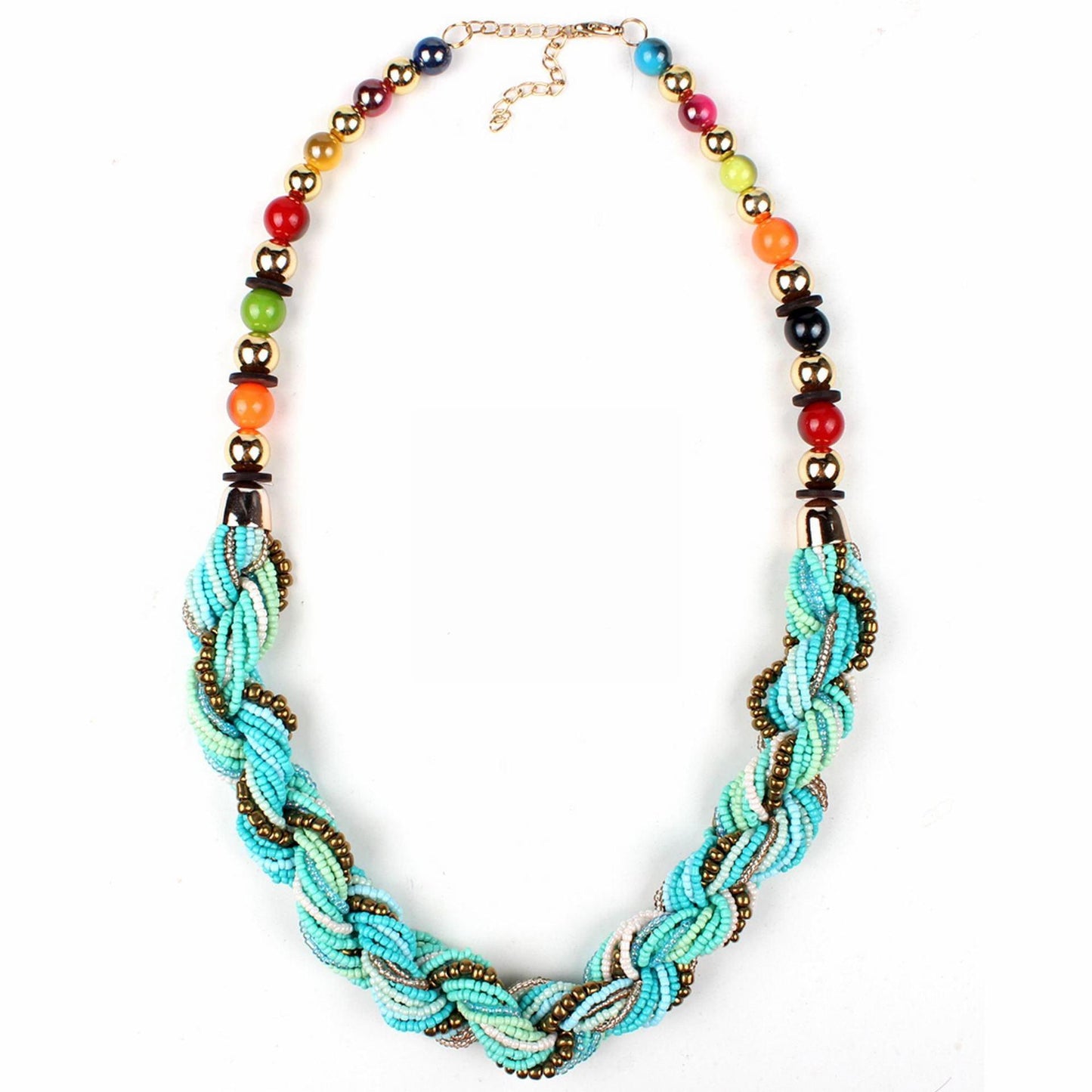 Bohemian Necklace Multicolor - Premium 0 from chiquetrends.com - Just $19! Shop now at chiquetrends.com