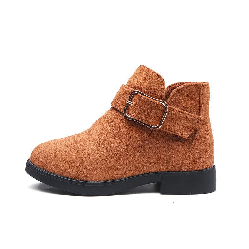 Big kids suede leather boots | - Premium Kids wear from chiquetrends.com - Just $16! Shop now at chiquetrends.com