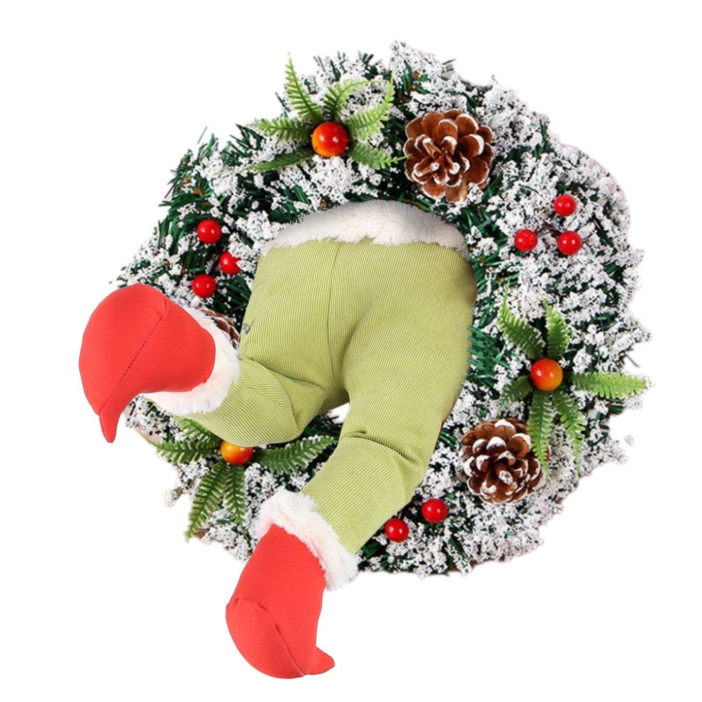 Christmas thief wreath - Premium 0 from chiquetrends.com - Just $26! Shop now at chiquetrends.com