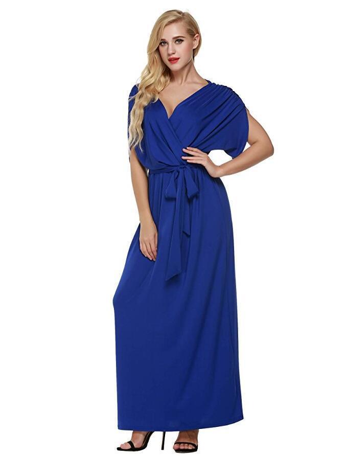 4XL Big Size Dress Elegant - Premium 0 from chiquetrends.com - Just $35! Shop now at chiquetrends.com