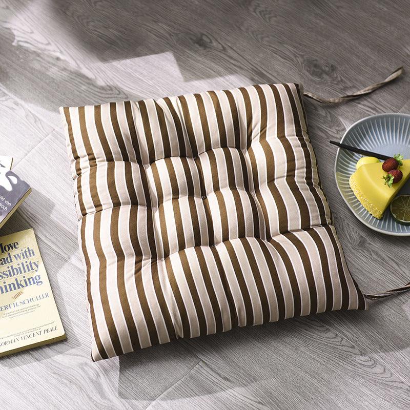 Striped Chair Cushion - Premium 0 from chiquetrends.com - Just $12! Shop now at chiquetrends.com