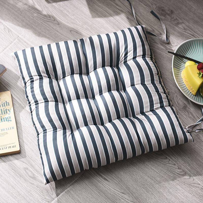 Striped Chair Cushion - Premium 0 from chiquetrends.com - Just $12! Shop now at chiquetrends.com