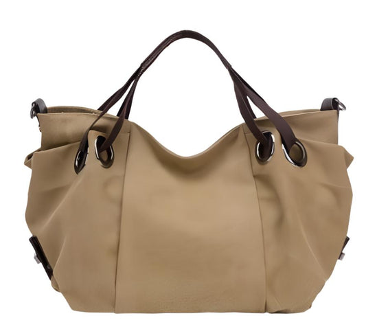 Canvas Patchwork Handbag | - Premium 0 from chiquetrends.com - Just $47! Shop now at chiquetrends.com