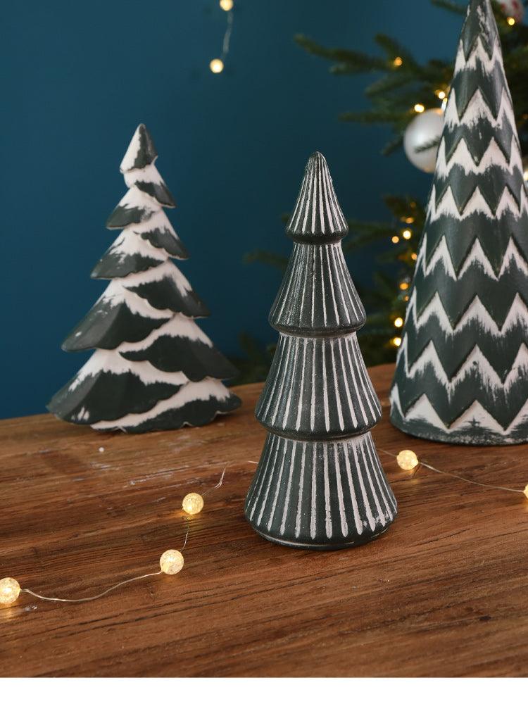 Gray-green Mini Christmas Tree - Premium 0 from chiquetrends.com - Just $23! Shop now at chiquetrends.com