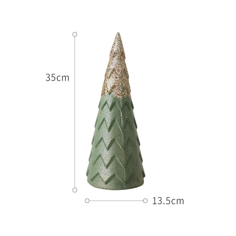 Gray-green Mini Christmas Tree - Premium 0 from chiquetrends.com - Just $23! Shop now at chiquetrends.com