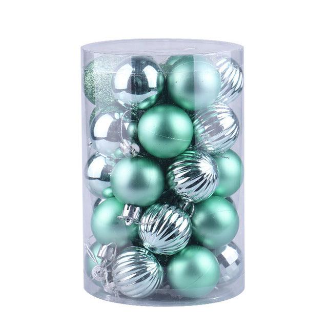 34 Christmas Ball Set 4cm - Premium 0 from chiquetrends.com - Just $15! Shop now at chiquetrends.com