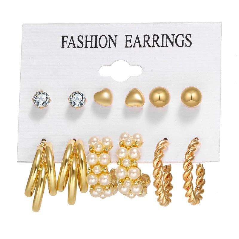 Pearl Earrings Unique - Premium 0 from chiquetrends.com - Just $15! Shop now at chiquetrends.com