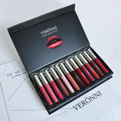 12 lipstick gift box set | - Premium 0 from chiquetrends.com - Just $36! Shop now at chiquetrends.com