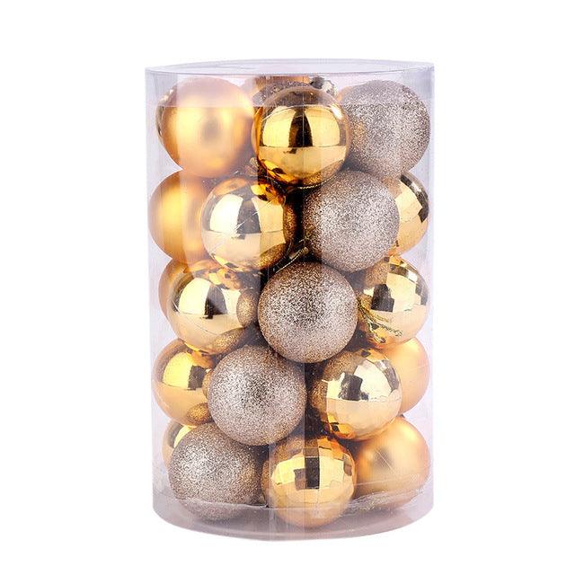 34 Christmas Ball Set 4cm - Premium 0 from chiquetrends.com - Just $15! Shop now at chiquetrends.com