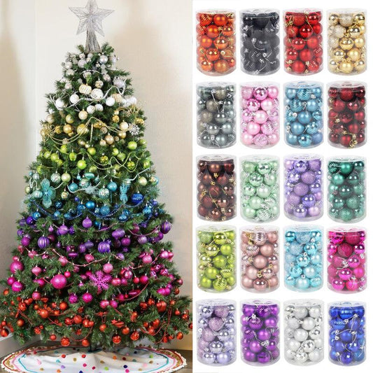 Balls Christmas Tree Decor - Premium 0 from chiquetrends.com - Just $20! Shop now at chiquetrends.com