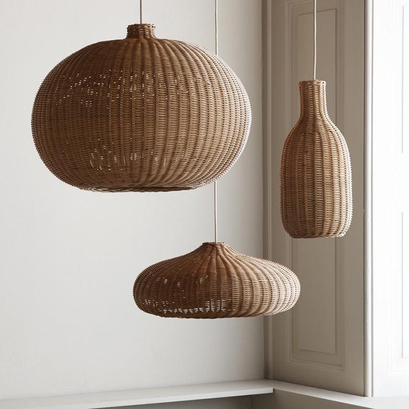 Nordic Rattan Chandelier - Premium 0 from chiquetrends.com - Just $128! Shop now at chiquetrends.com