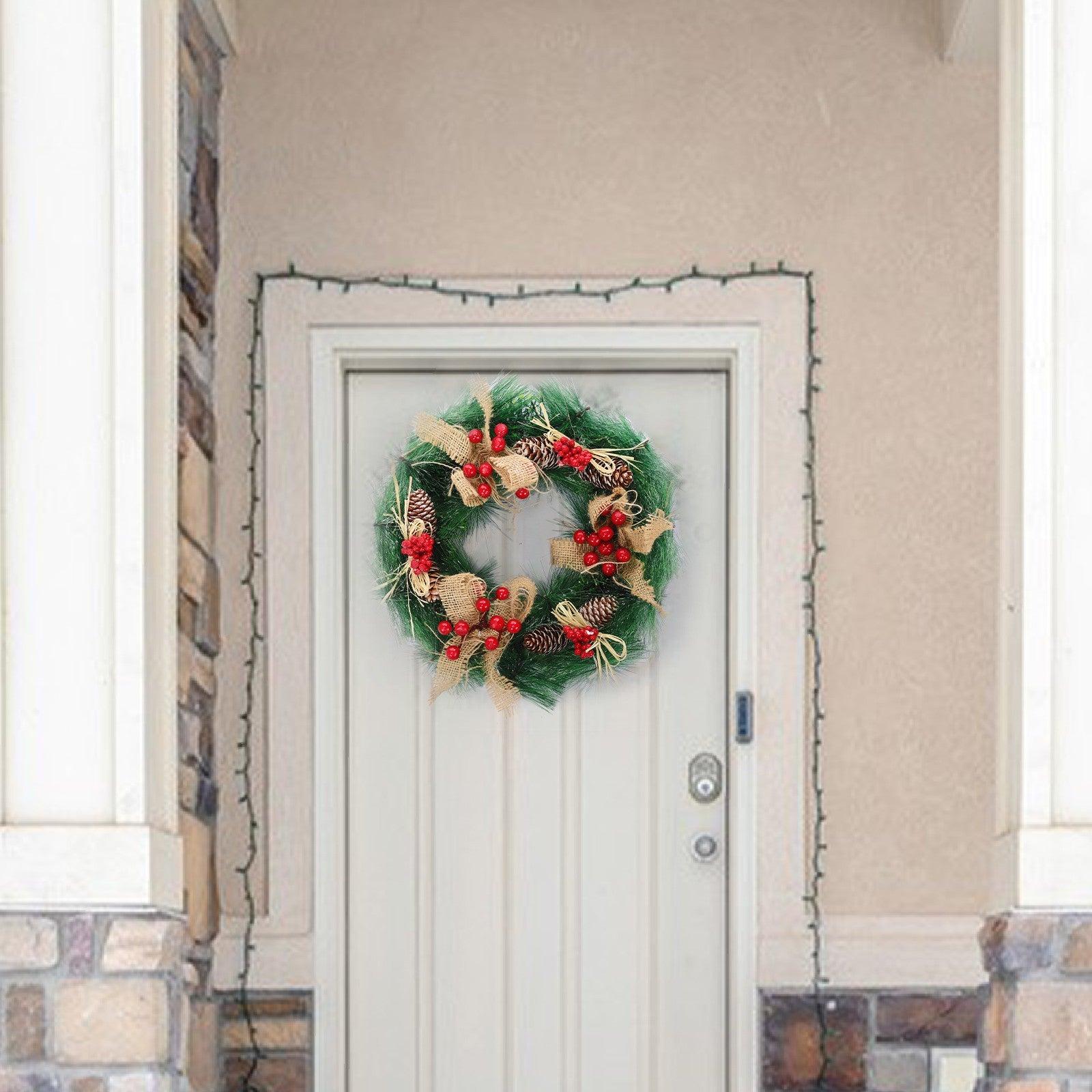 12 Inch Christmas Wreath For - Premium 5 from chiquetrends.com - Just $114! Shop now at chiquetrends.com