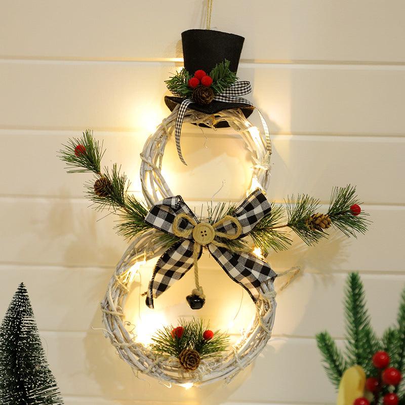 Christmas wreath pendant LED - Premium 0 from chiquetrends.com - Just $18! Shop now at chiquetrends.com