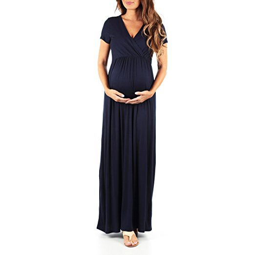 V-neck plus size maternity - Premium  from chiquetrends.com - Just $25! Shop now at chiquetrends.com