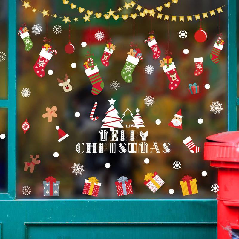 Christmas glass stickers | - Premium 0 from chiquetrends.com - Just $11! Shop now at chiquetrends.com