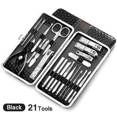 Nail manicure tool kit combo - Premium 0 from chiquetrends.com - Just $16! Shop now at chiquetrends.com