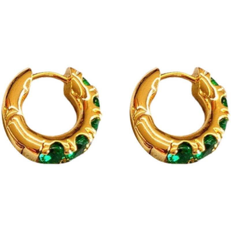 Emerald Thick Mini Ring - Premium 0 from chiquetrends.com - Just $38! Shop now at chiquetrends.com