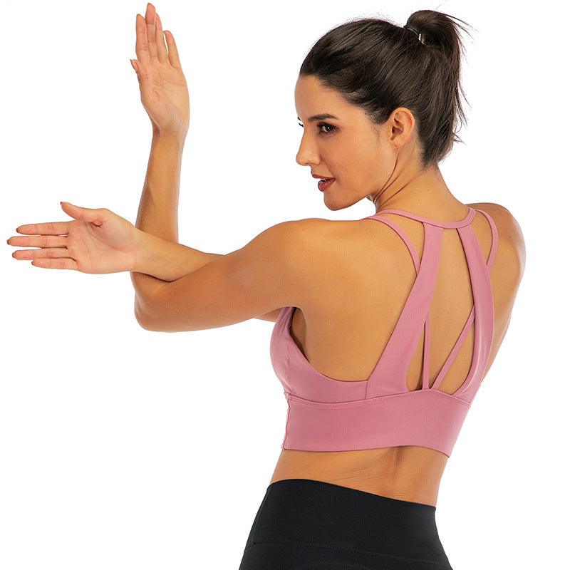 Beauty back yoga bra | Chique - Premium 0 from chiquetrends.com - Just $34! Shop now at chiquetrends.com