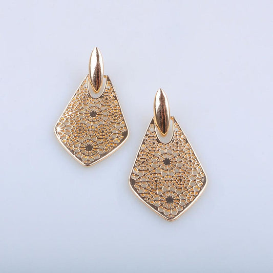 Alloy Earrings, Geometric - Premium 0 from chiquetrends.com - Just $13! Shop now at chiquetrends.com