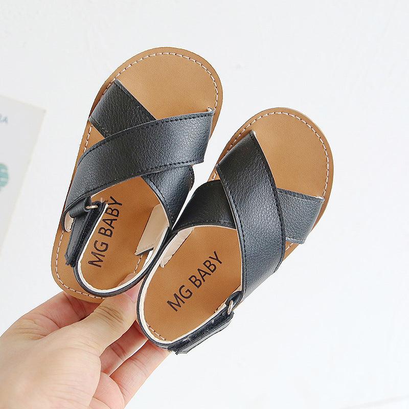 Older kids cross slip sandals - Premium Kids wear from chiquetrends.com - Just $11! Shop now at chiquetrends.com