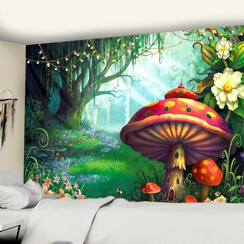 Dream Mushroom Psychedelic Rug - Premium 0 from chiquetrends.com - Just $15! Shop now at chiquetrends.com